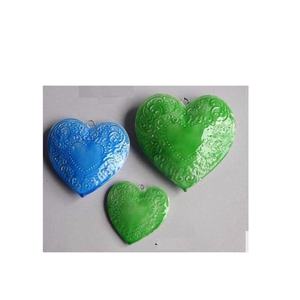 เครื่องประดับหัวใจและต้นคริสต์มาสทำด้วยมือทำจากเหล็กหลากสีใช้แขวนตกแต่งบอลทำในสไตล์คริสต์มาส - Product Image 2