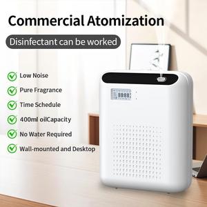 Large <strong>Room</strong> Commercial Hotel Wall Mounted Cold Air Waterless 400mL Big Capacity With Bluetooth <strong>Scent</strong> <strong>Diffuser</strong> - Product Image 2