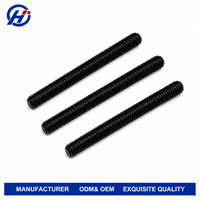 High Strength Black Finished National Standard Fully Threaded Rod All Thread Stud