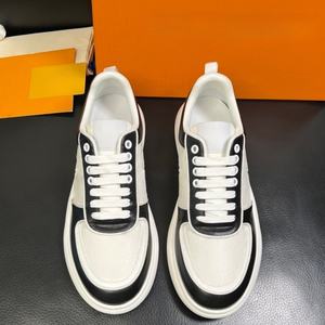 Chaussures de sport pour hommes, style designer, en cuir véritable, maille respirante, antidérapantes, streetwear, confortables - Product Image 2