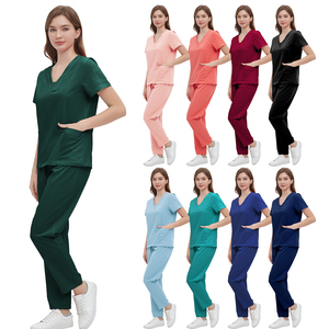 Uniformes Médicos para Mujer al Por Mayor a Bajo <span class=keywords><strong>Precio</strong></span>, Ropa <span class=keywords><strong>de</strong></span> Trabajo para Hospital, Conjunto <span class=keywords><strong>de</strong></span> Uniformes para Doctores y Enfermeras - Product Image 1