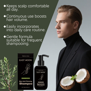 EAST MOON Shampooing Volumisant Naturel pour Hommes, Nettoyage <span class=keywords><strong>Doux</strong></span>, Nourrissant en Profondeur, Contrôle du Sébum, Effet Rafraîchissant - Product Image 4