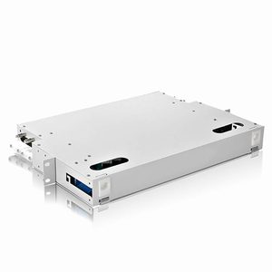 <b>Rack</b> Mount POE/GSM Fiber Distribution Frame 12 Port ST Connector Robust Modular ODF Panel Compact Steel Pull Drawer Design Data - Product Image 1