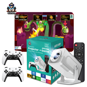 Meilleur <span class=keywords><strong>prix</strong></span> pour un projecteur de jeu Android 11 WiFi portable à courte focale, home cinéma 4K 450 lumens, compatible avec <span class=keywords><strong>iPhone</strong></span> et téléphone Android - Product Image 1