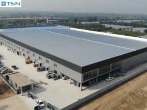 Bâtiment préfabriqué de structure en acier de construction d'atelier léger et bon marché hangars métalliques personnalisés entrepôt préfabriqué - Product Image 4