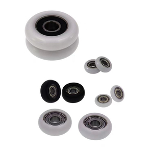 BSR60832-12 8x32x12mm PU Nylon Pom Pom Polyurethane tráng nhựa con lăn bánh xe mang 608 609 688 689 623 cửa sổ con lăn - Product Image 5