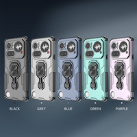 Coque de téléphone universelle antichoc en TPU+PC avec anneau magnétique, design tendance personnalisé, vente en gros pour Nothing Phone 4A Pro