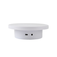 Mini plateau tournant électrique 10cm Table d'affichage rotative Présentoir de prise de vue de produit vidéo Mini14 petit présentoir