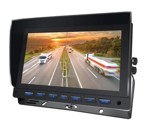 New 9 inch kỹ thuật số Bảng điều khiển hiển thị cho xe 4-pin 1080P HD AHD đảo ngược màn hình stereo chức năng GPS USB cho ô tô xe tải - Product Image 1