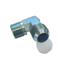 Vente directe usine – Nouveau raccord coudé 1BJ9 90° BSP mâle double usage pour joint conique 60° et raccord JIC mâle 74° en acier au carbone hydraulique