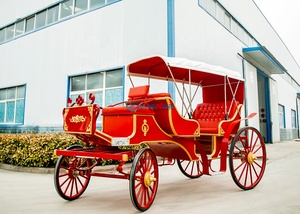 New Style Sightseeing Carriage Horse Drawn Carriage Wedding Cart Sightseeing Horse Carriage Special Transportation - Product Image 5