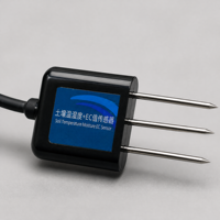 Sensor Suhu Tanah, Kelembapan, dan Konduktivitas Listrik; Sensor Pemantau Kesuburan Rumah Kaca Pertanian Output RS485 IP68