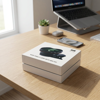 Boîte cadeau rigide personnalisée avec logo magnétique pour appareil photo et électronique grand public