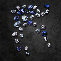 Applique murale LED en verre artistique soufflé à la main pour intérieur, idéale pour salon, chambre, couloir, ou comme éclairage d'ambiance