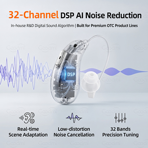 Prothèses auditives numériques RIC personnalisées OEM 32 canaux BT Smart Touch Case 140H Power Rechargeable Prothèses auditives pour Senior Business Pro - Product Image 5