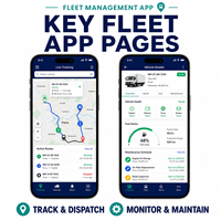 Desarrollo de Aplicaciones de Gestión de Flotas Avanzada para IOS y Android con Rastreo de Vehículos y Gestión de Conductores LionCreate