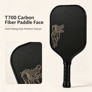 Ensemble de raquettes de pickleball professionnel en fibre de verre, 2 raquettes, 4 balles, noyau en PP, avec sac de transport - Product Image 6