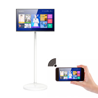 TV LCD Wi-Fi 32-Inci Bestie Machine Layar Bebas Bentuk Kontrol Sentuh Android TV Kustomisasi OEM Full HD Hitam