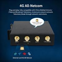 Routeur industriel 4G double cœur à large plage de tension avec boîtier métallique, passerelle Modbus MQTT RS232 RS485, terminal intelligent IIoT extérieur pour la surveillance