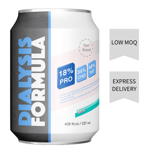 Fórmula líquida oral de nutrición equilibrada completa mínima baja, batido de reemplazo de comida para adultos para el cuidado de la hemodiálisis, no para adolescentes - Product Image 1