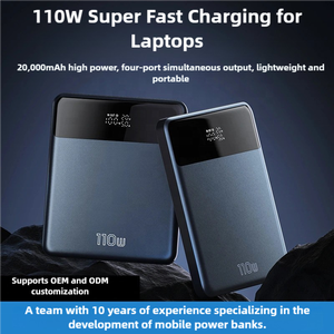 <span class=keywords><strong>Cargador</strong></span> Portátil KEKO Blade HD para Laptop, 20000 mAh, Carga Rápida, Módulo de 100 W, Doble Tipo C - Product Image 3