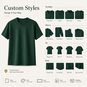 Camiseta de Algodón Suave Premium al por Mayor, Transpirable, Duradera, Lisa, de Manga Corta para Jóvenes, para Impresión de Logotipo Personalizado - Product Image 4