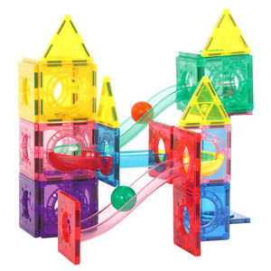 120 PIÈCES – Vente en gros usine OEM ODM – Ensemble de construction éducatif magnétique en marbre ABS couleur personnalisée CPC pour enfants - Product Image 4