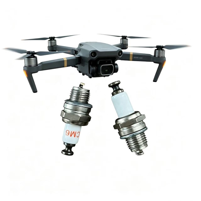 Factory Wholesale Double Iridium Plating Drone Spare Parts CM-6 for Gasoline Fuel Spark Plug