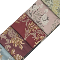 Tissu en coton et polyester de style chinois, simili soie jacquard, pour ameublement