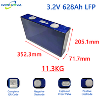 Cellule LiFePO4 prismatique Grade A Winfinova-ev MB56 8000 cycles 0.5P 3.2V 628Ah certifiée CE pour stockage d'énergie solaire agricole et stockage d'énergie C&I