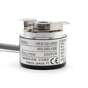 HES-02-2MD ตัวเข้ารหัสแบบเพิ่มค่าได้ 5V DC สายเคเบิลเชื่อมต่อ A B Z ปลายกลม 800-050-00E - Product Image 4