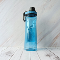 Bouteille d'eau en plastique transparente portable de 700ml en gros Bouteille à boire de sport Tritan