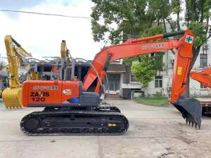 Excavadora usada japonesa original HITACHI ZX120 buenas condiciones de trabajo a la venta - Product Image 4