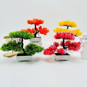 Bonsaï artificiel en aiguilles de pin pour la décoration intérieure, l'aménagement paysager commercial et comme petite plante en <span class=keywords><strong>pot</strong></span> de bureau - Product Image 2