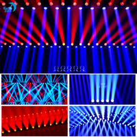 Barra de haz móvil de matriz LED de 120W, anillo de Halo estroboscópico DMX512, modo de Control, efecto de Evento de escenario de club nocturno, 5 uds.