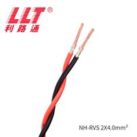 Prix d'usine RVs Câble flexible à paire torsadée ignifuge isolé en PVC de 0.5mm à 4mm