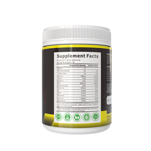 Poudre d'électrolytes sans sucre de qualité professionnelle, bouteille de 100g, pure, sans gluten - Product Image 2