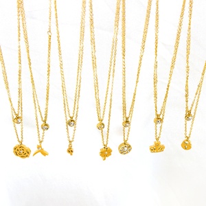 Collier Papillon en Acier Inoxydable Plaqué Or 18K avec Diamants Délicats – Vente en Gros, Fournisseurs Vérifiés, Bijoux Tendance - Product Image 3