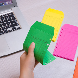 Sobres de Papel de Colores para Dinero, Bolsas de Almacenamiento de Efectivo para Salarios, <span class=keywords><strong>Facturas</strong></span>, Recibos, Presupuesto Familiar, Desafío de Ahorro de Dinero - Product Image 5