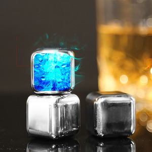 Glaçons individuels en acier inoxydable 304 de qualité alimentaire, pierres à whisky pour tartares glacés, très demandées - Product Image 4