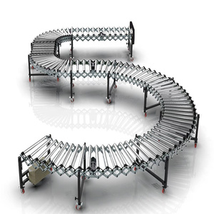 Elektrische uitklapbare automatische flexibele zwaartekracht-aangedreven telescopische rollenbaan - Product Image 2
