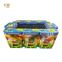 QIQU Haute Qualité Amérique Vente Chaude En Métal 55 pouces 8 Joueurs Nouveau Design Table De Poisson À Vendre