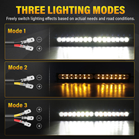 Barre lumineuse LED 80W 22 pouces, faisceau spot et large, lampe de travail, lampe de conduite pour Jeep 4x4, ATV, UTV, camion, remorque