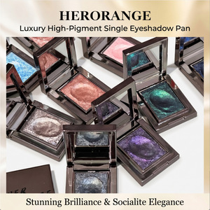 MLM Hot Sale OEM Custom Single <b>Eyeshadow</b> High Pigment Metallic <b>Shimmer</b> Smoky Eye Makeup Long Lasting Private Label Wholesale - Product Image 3