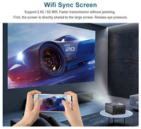 Projecteurs Everycom M3000 Pro 1080P ADLP Smart FHD 3D Home Theater Dlp Led Beamer 4k