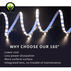 Feni-ánh sáng 48led/M Tích hợp ống kính Series <span class=keywords><strong>LED</strong></span> dải đèn kép CCT trắng lớn 160 ° Chùm tia góc USB tuyệt vời đèn nền - Product Image 5