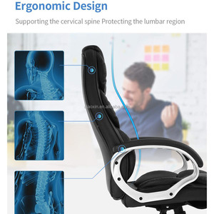 <span class=keywords><strong>Chaise</strong></span> <span class=keywords><strong>de</strong></span> <span class=keywords><strong>bureau</strong></span> pivotante en cuir à dossier haut, massage inclinable, <span class=keywords><strong>chaise</strong></span> <span class=keywords><strong>de</strong></span> <span class=keywords><strong>bureau</strong></span> ergonomique avec roulette - Product Image 6