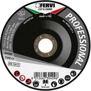 FERVI-MSD8115/6,5 ''Profesional'' disco de molienda-EAN 8012667315825 ABRASIVOS DISCOS DE CORTE - Product Image 1