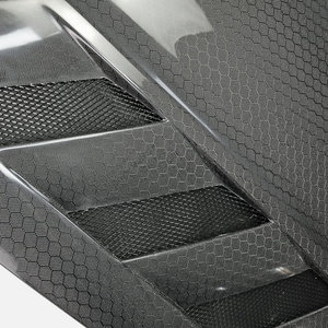 Nuevo Capó Ventilado de Fibra de Carbono con Tejido de Panal Negro, con Pernos, para Nissan 370Z Z34 (2009 en adelante), Estilo AMS - Product Image 5