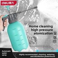 Pulvérisateur à pression manuel Deli 2000ML, conception de lance extensible, bouteille de pulvérisation à fine brume pour le nettoyage des vitres de la maison